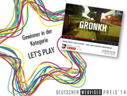 Folge #1000 gewann den Webvideopreis in der Kategorie "Let's Play"